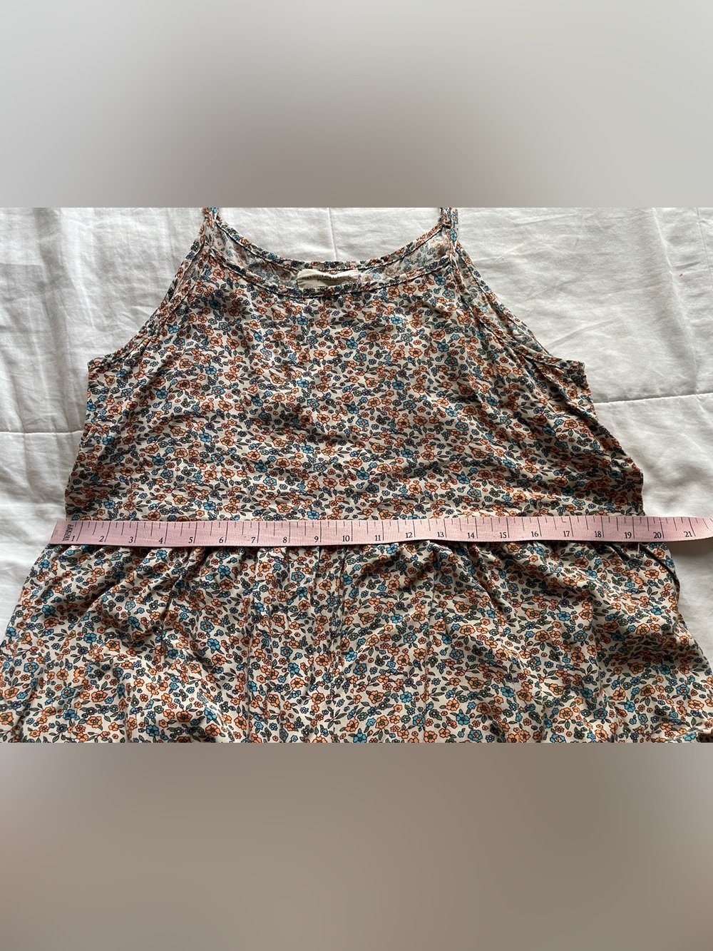 Natural Life Zoe Ditsy Floral Wide Leg Flare Jumpsuit Small Boho Festival Retro - Picture 6 of 8